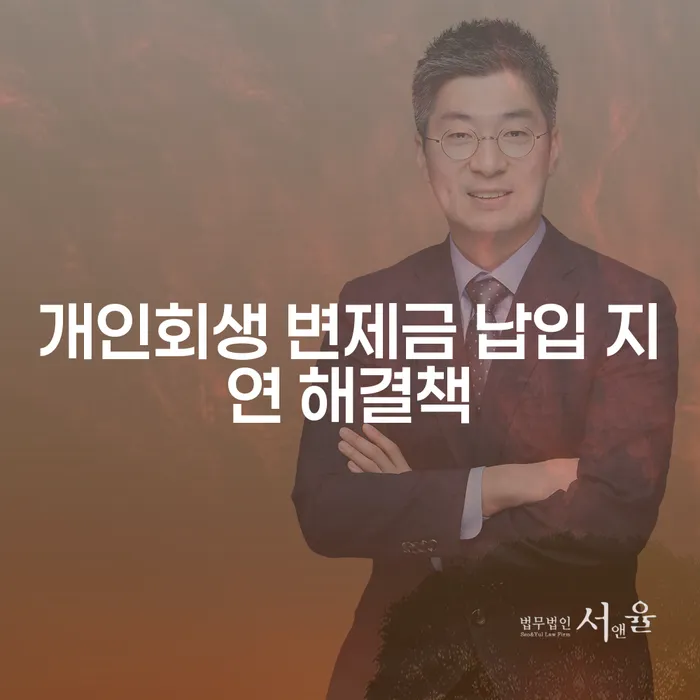 개인회생 변제금 납입 지연, 어떻게 해결할 수 있을까요?