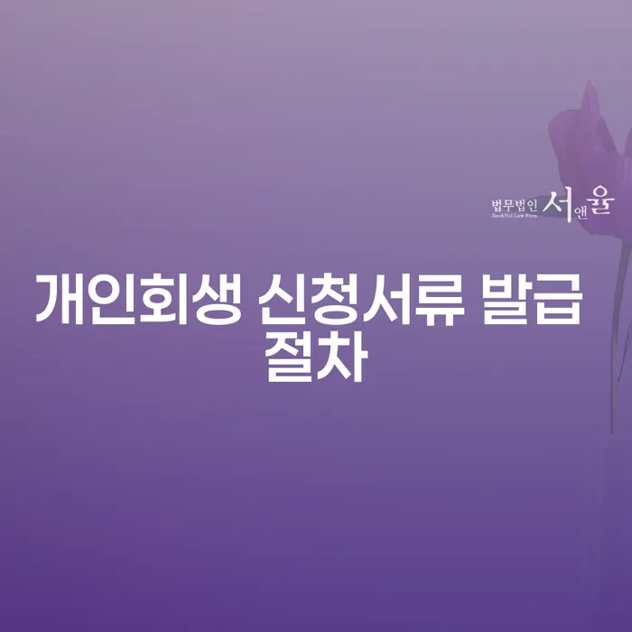 개인회생 신청, 서류 발급 절차를 어떻게 시작해야 할까요?